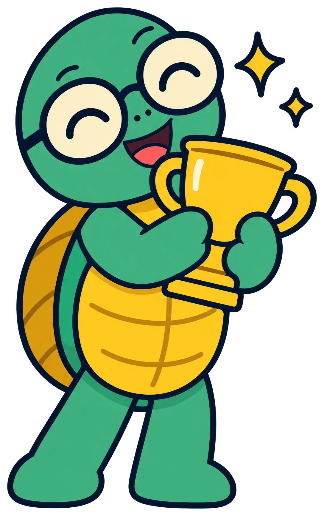 Franko holding a trophy